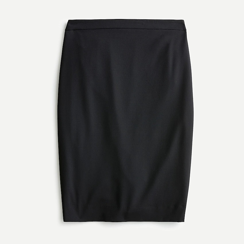 J Crew Black Pencil Skirt
