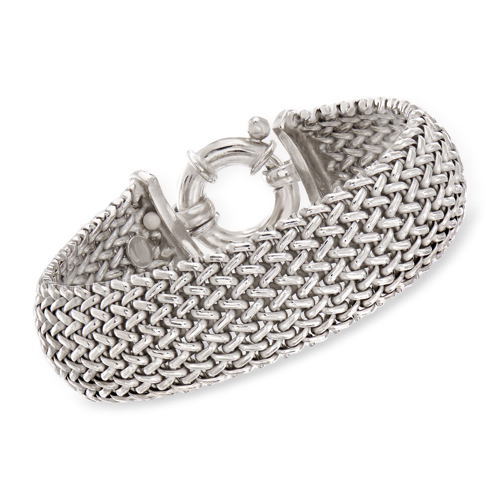 silver mesh bracelet style tips