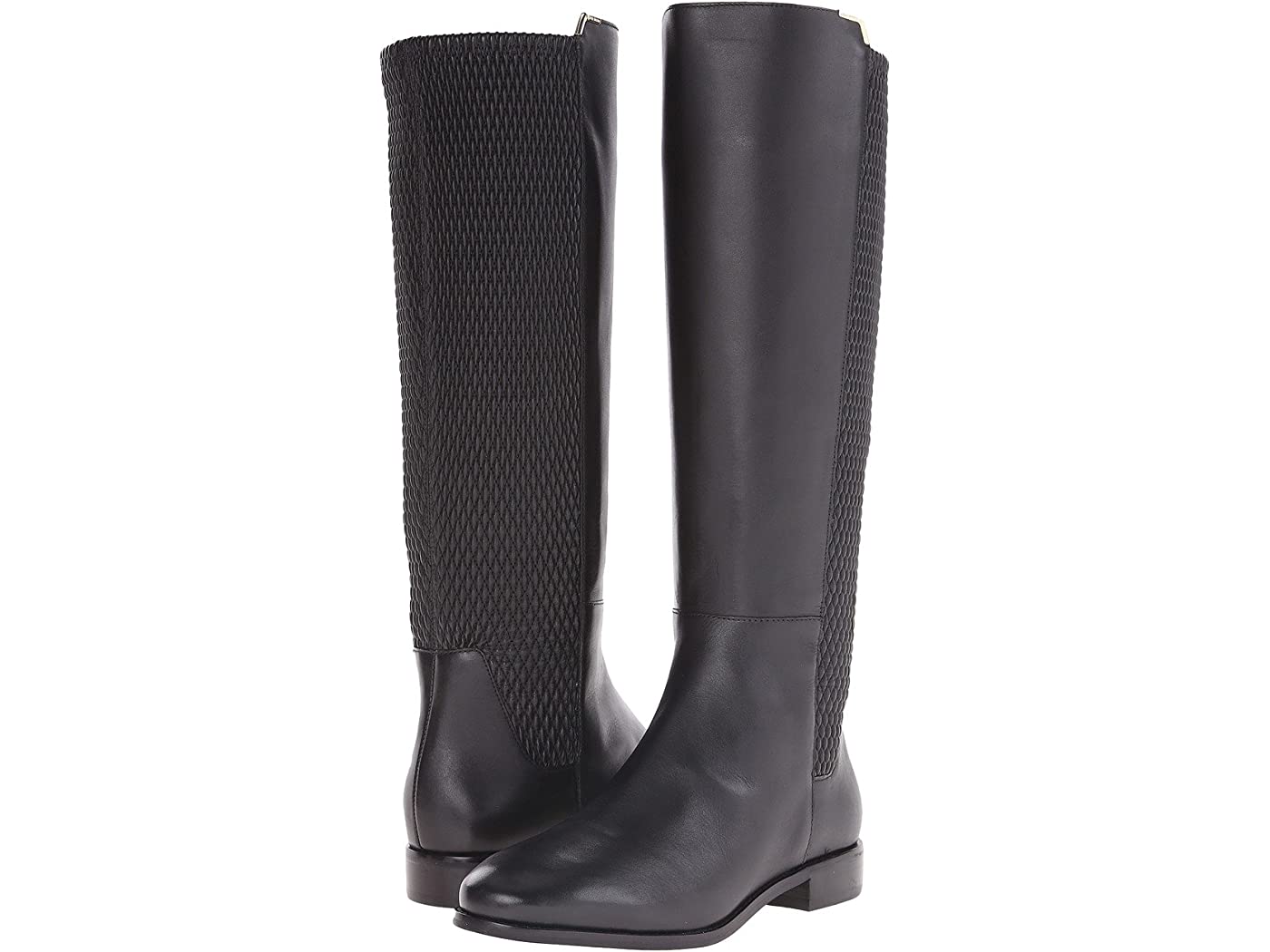 Cole Haan Rockland black leather riding boots