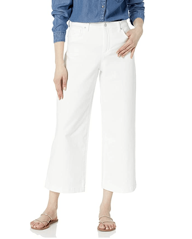 Top Fashion Wide Leg Cropped Jeans
