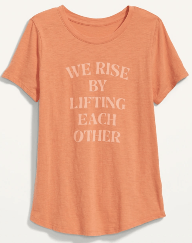 We rise by lifting each other graphic tee