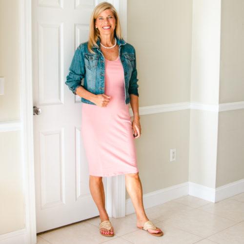 Pink Dinner Date Outfit Ideas for Women over 50