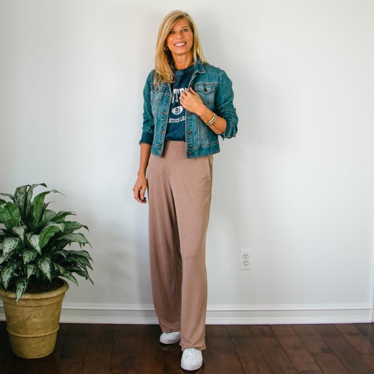 Fabulous Outfits with Wide Leg Pants | Women over 50