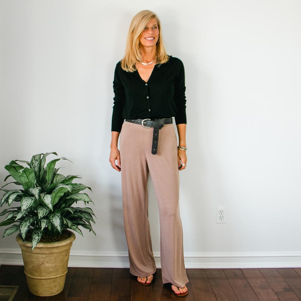 perfect outfits with wide leg pants