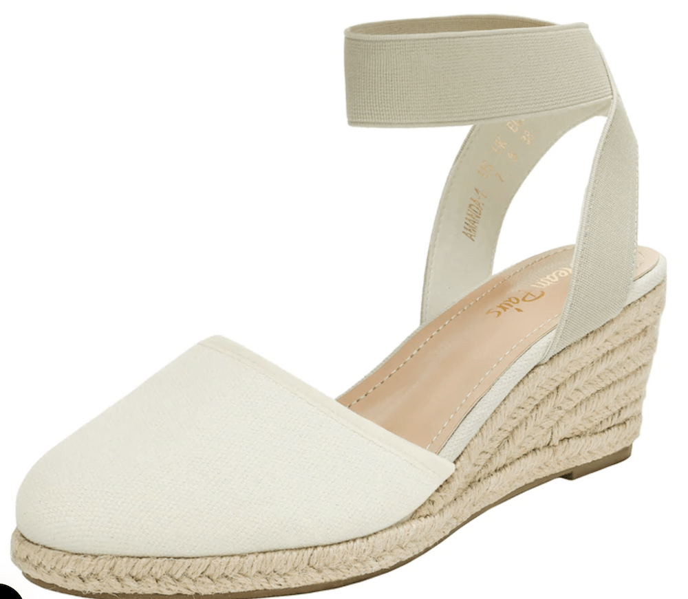 cream espadrilles