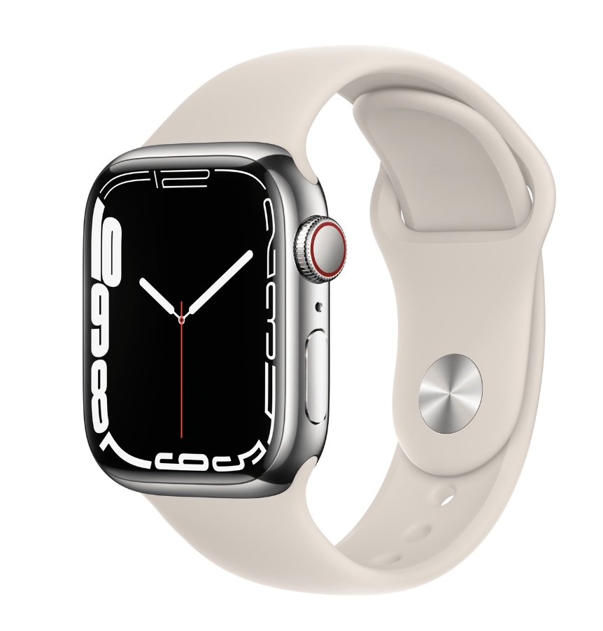 The Simple Mindset stainless steel Apple watch