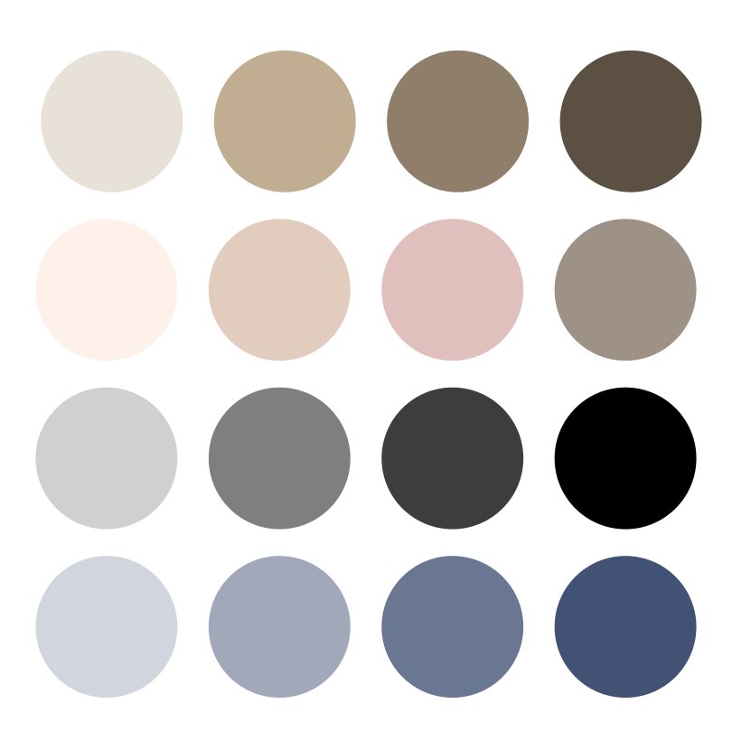 Example of Neutral Colors
