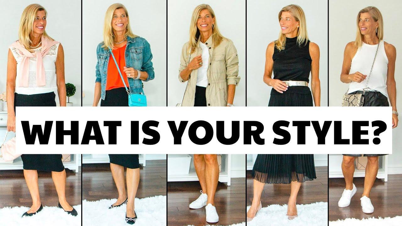 Chic Black Skirt Outfit Ideas Illustrating the 7 Universal Styles