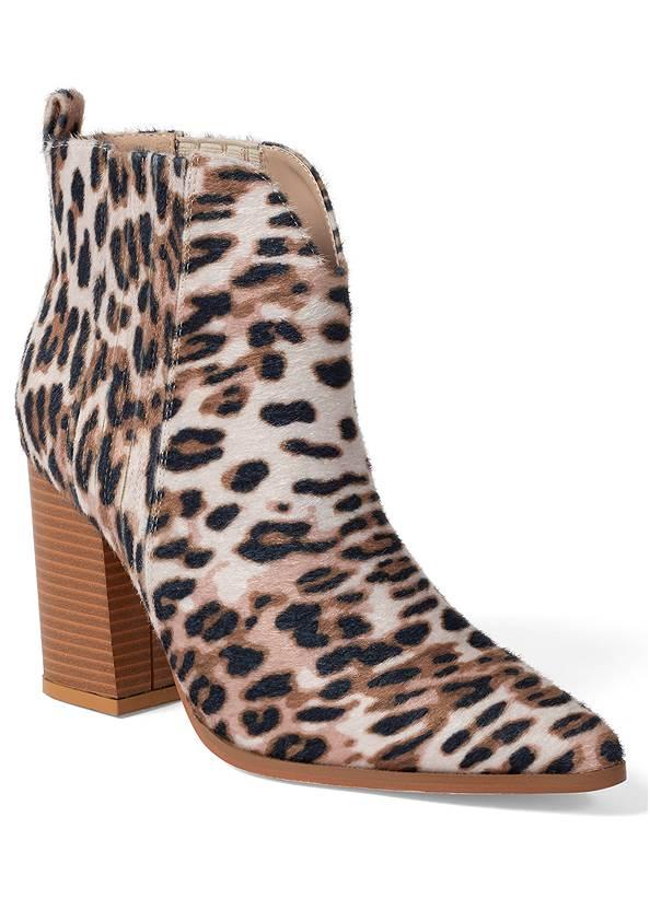 leopard print western boots