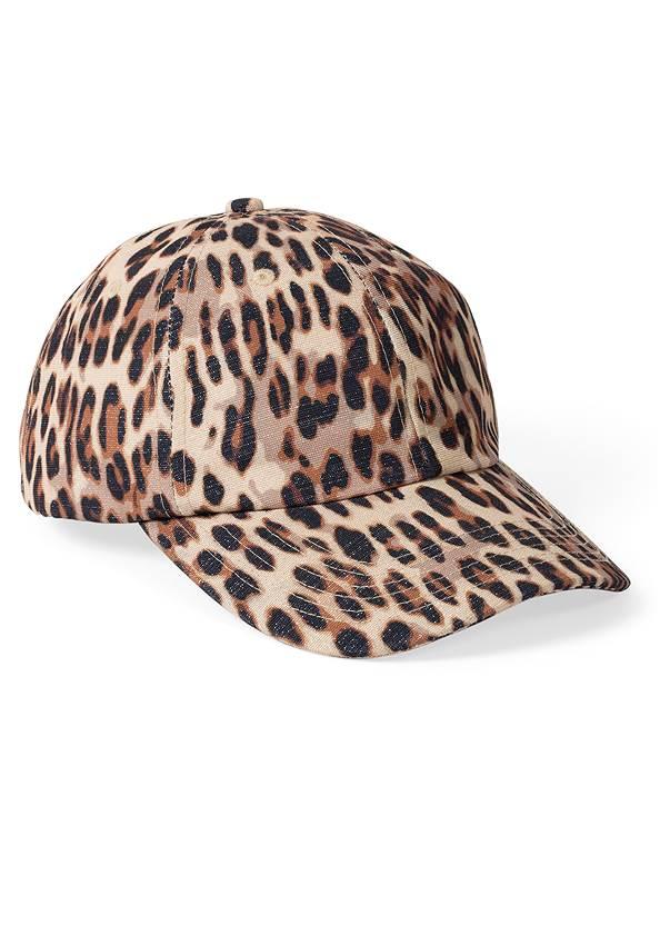leopard print baseball hat